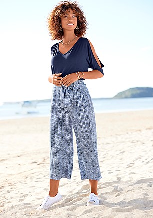 Printed Culottes product image (X38054.BLPR.1)