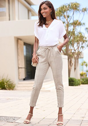 Cropped Pull On Pants product image (X38262.BERS.1)