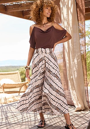 Printed Flowy Culottes product image (X38279.BEBR.1)