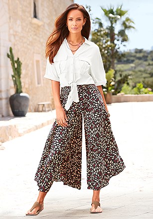 Printed Flowy Culottes product image (X38279.BRPR.1.P122024)