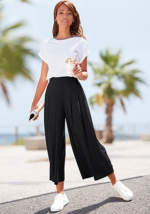 Pleated Culottes product image (X38417.BK.1)