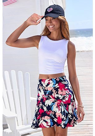 Flared Skort product image (X38446.NVPR.1G)