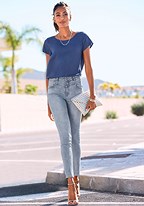 Link. mid rise skinny jeans (Product Display 8542) image - mobile.