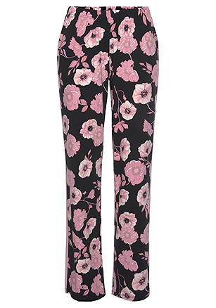 Lace Neckline Pajama Top product image (X39060BKRS_6)
