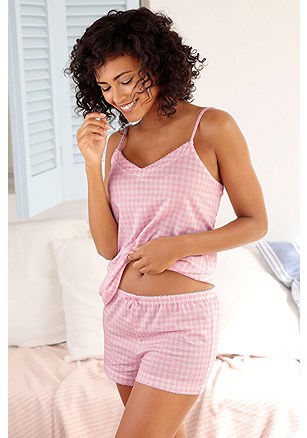 Patterned Short Style Pajama Set product image (X40043RS)