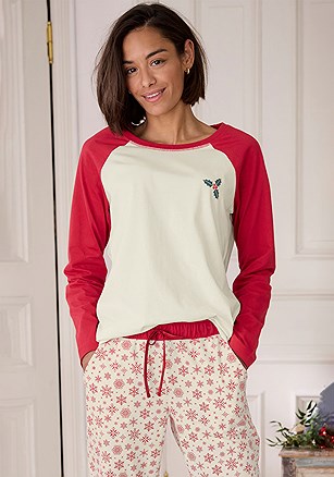 Holiday Long Sleeve Pajama Shirt product image (X41310.EC.X65021.EC.1)