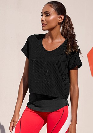 Layered Workout Top product image (X45306.BK.1)