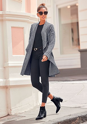 Long Houndstooth Coat product image (X48043.BKWH_1.1)