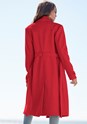 Red Belted Long Coat X48044 - alt image - 2
