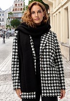 Link. houndstooth single breasted coat (Product Display 9812) image - mobile.