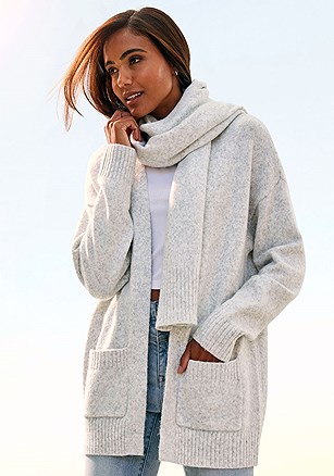 Cardigan & Scarf Set product image (X48412.LGHE.2)