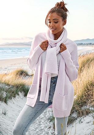 Cardigan & Scarf Set product image (X48412.LIHE.1)