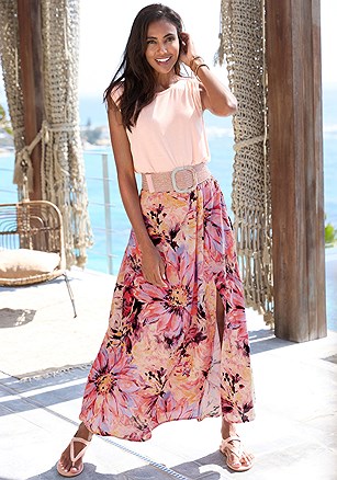 Flowy Floral Maxi Skirt product image (X50351.PKPR.1)