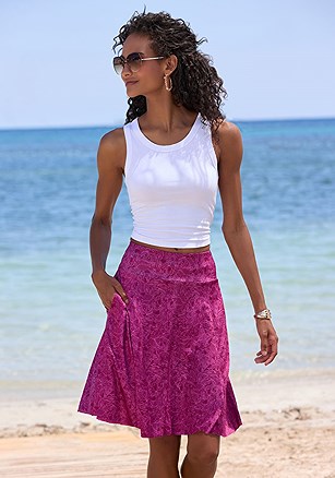 Flowy A-Line Skirt product image (X50384.BY.1)