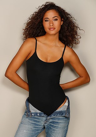Seamless Fitted Bodysuit product image (X52305.BK.5)