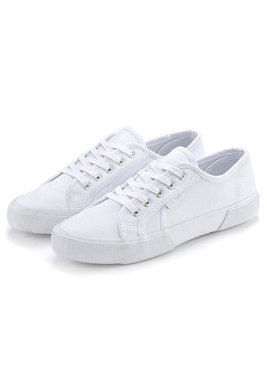 hånd Begyndelsen Logisk White Classic Canvas Sneakers X60007 | LASCANA