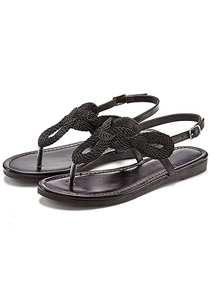 Braided Sandals product image (X60018-BK-00-S)