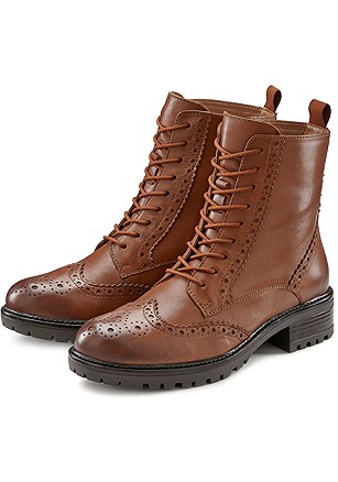 Detailed Combat Boots product image (X60041.BR.1)