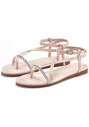Strappy Glitter Sandals product image (X60049RS_5)