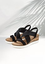 Link. ankle strap wedge sandals (Product Display 4693) image - mobile.