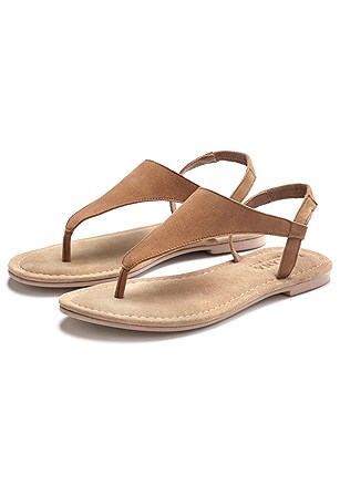 Faux Suede Sandals product image (X60116CG_1)