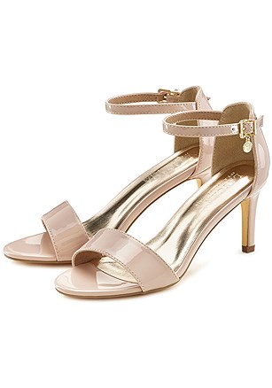 Patent Leather Sandal Heels product image (X60129.BE.1)