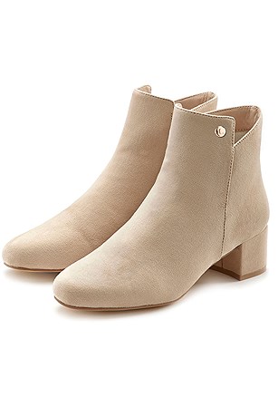 Faux Suede Booties product image (X60161.BE.1)