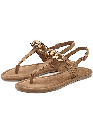 Chain Detail Sandals product image (X60186.CG.1)