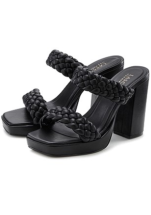 Braided Sandal Heels product image (X60194.BK.1)