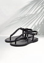 Link. braided strap sandals (Product Display 9018) image - mobile.