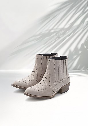 Suede Look Booties product image (X60407.GY.1.B)