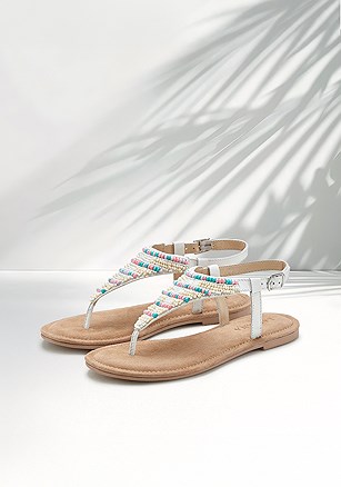 Beaded Sandals product image (X60422.WHMU.1.B)