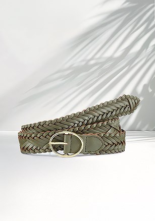 Woven Leather Belt product image (X63020.OL.1.B22525)