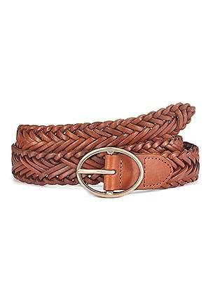 Woven Leather Belt product image (X63020CG_1)