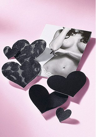 Heart Shaped Nipple Covers product image (X63038-BK_2)