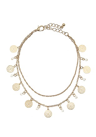 Pearl Pendant Anklet product image (X63047.GD_1)