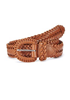 Braided Leather Belt product image (X63075CG)