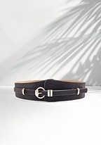 Link. 2-in-1 faux suede waist belt (Product Display 4732) image - mobile.