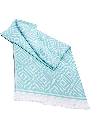 Diamond Pattern Beach Towel product image (X63093.MTWH.1)