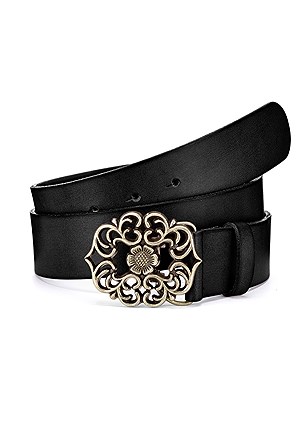Ornate Leather Belt product image (X63096.BK.1.B011024)