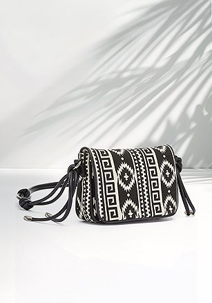 Patterned Crossbody Bag product image (X63108.BKCR.1.B032426)