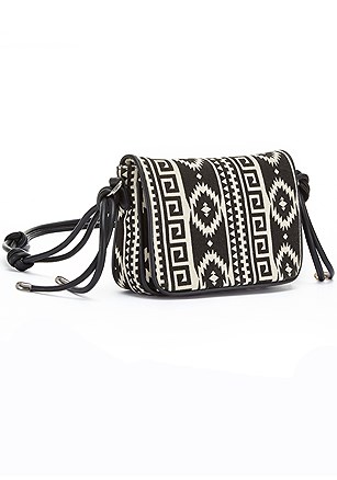 Patterned Crossbody Bag product image (X63108.BKCR.2)