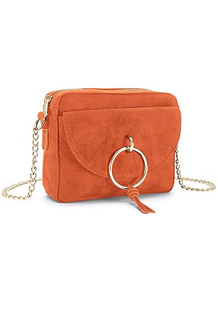 Faux Suede Mini Crossbody Bag product image (X63120.CG.3.A)