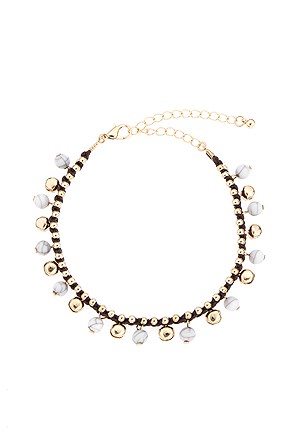 Beaded Bell Anklet product image (X63139.GD.3)