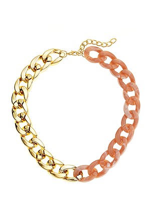 Two Tone Necklace product image (X63144.GD.1)