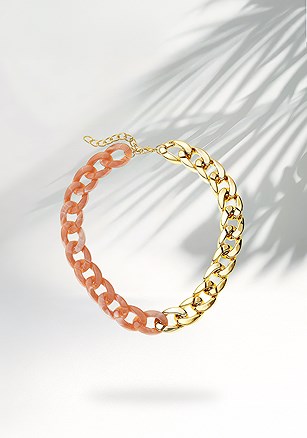 Two Tone Necklace product image (X63144.GDMV.1.B82725)