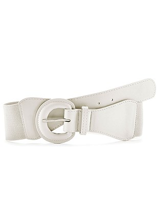 Round Buckle Belt product image (X63147.WH.1)