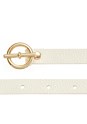 Beige Faux Leather Belt X63155 - alt image - 3