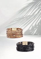 Link. 2 piece magnetic bracelet set (Product Display 8697) image - mobile.