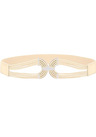 Symmetrical Buckle Waist Belt product image (X63159.IV.1)